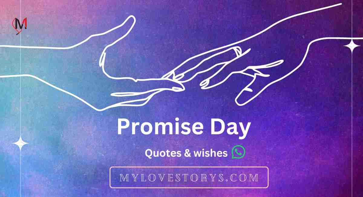 Hands clasped, symbolizing commitment – 'Promise Day Quotes' encapsulating heartfelt promises and affection.