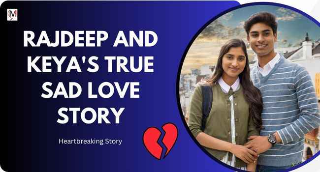 Rajdeep and Keya representing their true sad love story