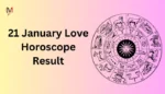 Love Horoscope for January 21